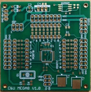 SMD-Basisplatine V1.0 in Echt